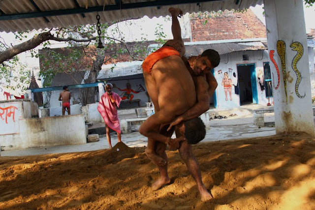 Jarasandh’s Akhara in Rajgir OR Meditation site at Venuvan
